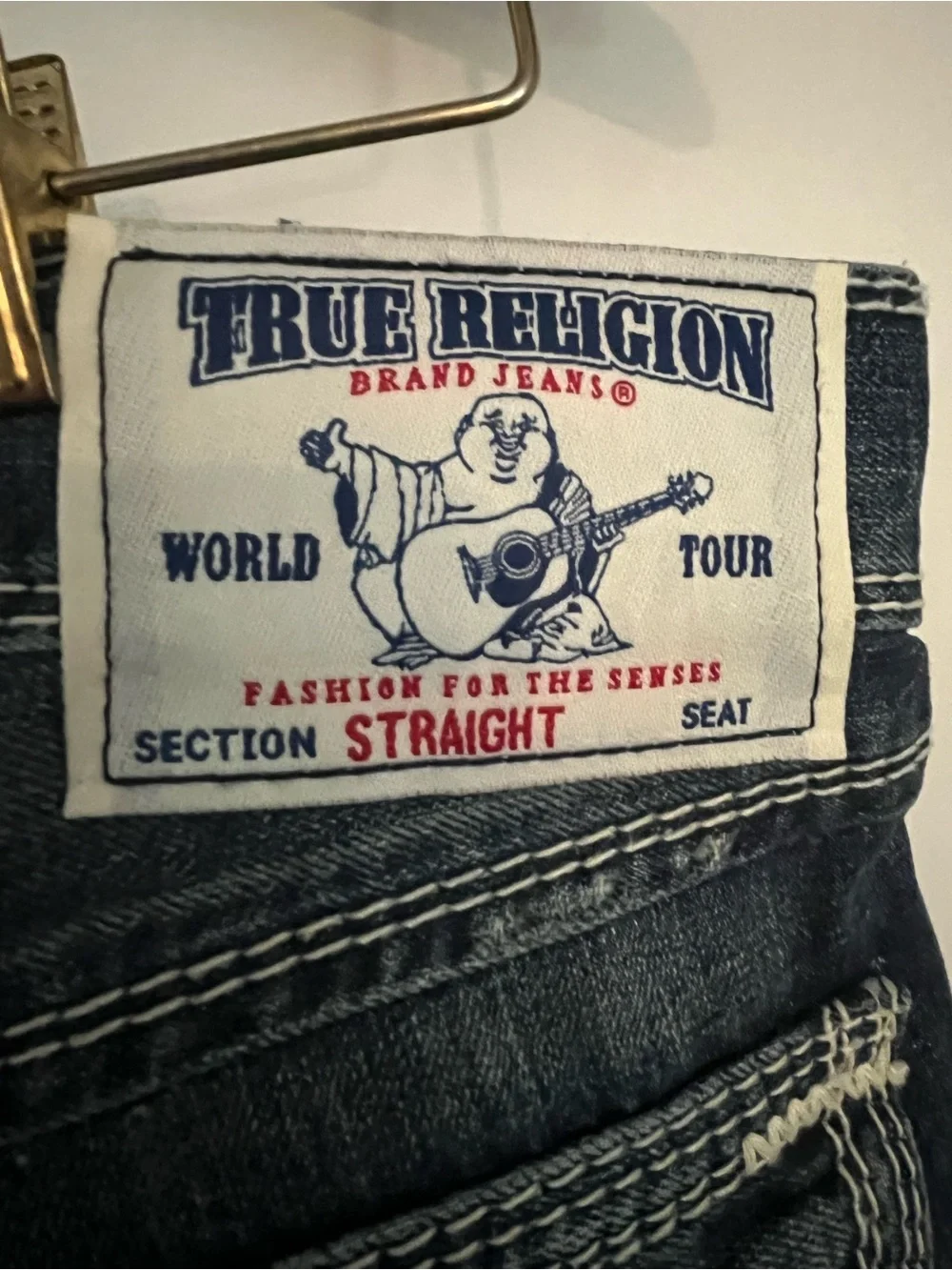 True Religion Mega T Straight Leg Jeans